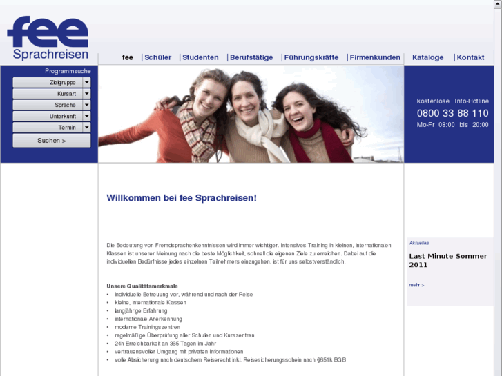 www.fee-sprachreisen.de