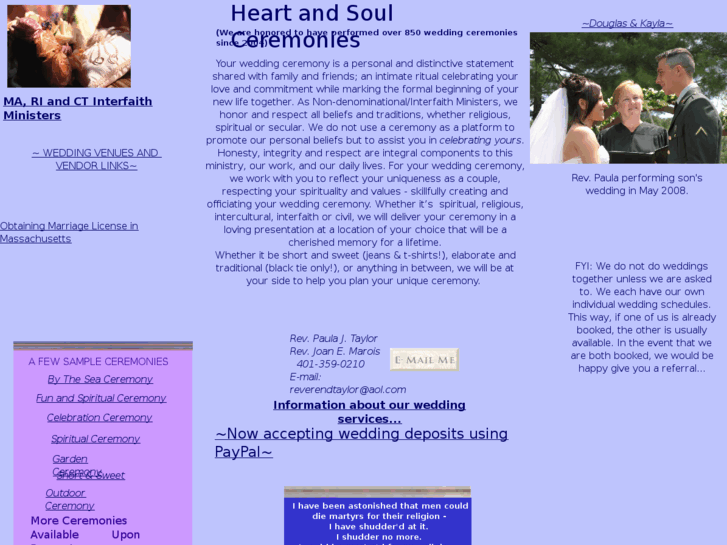 www.heartandsoulceremonies.com