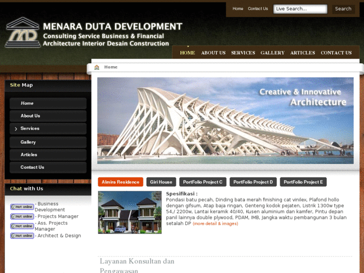 www.menaraduta-development.com