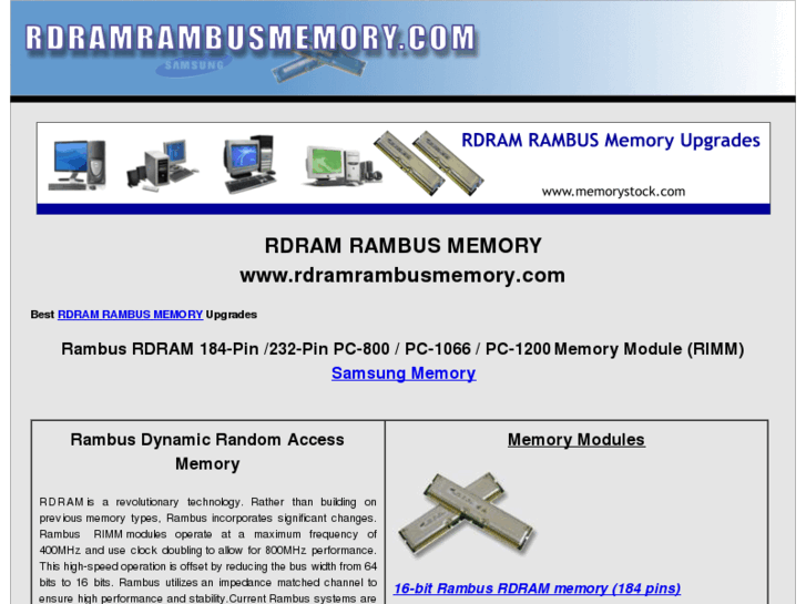 www.rdramrambusmemory.com