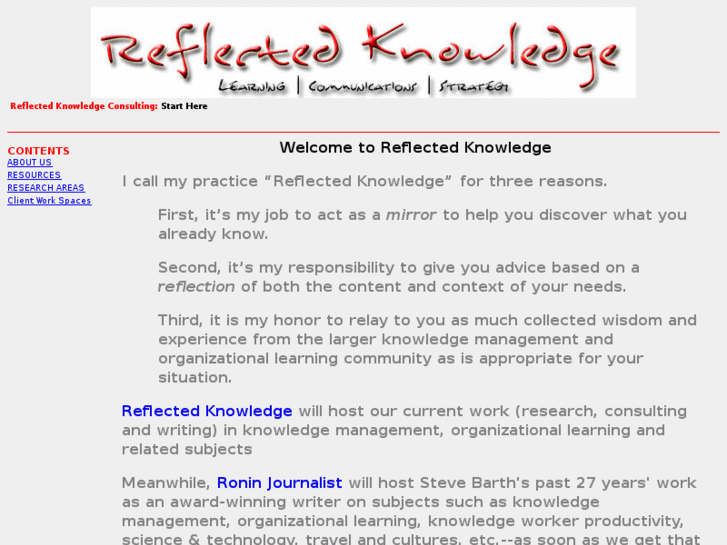 www.reflectedknowledge.com