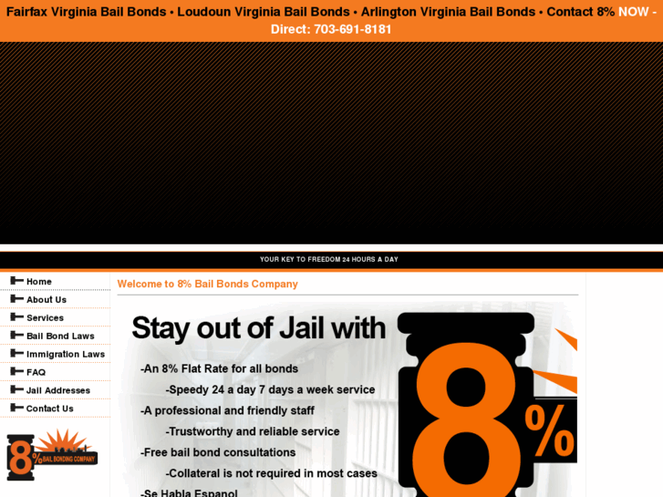 www.8percentbailbonding.com