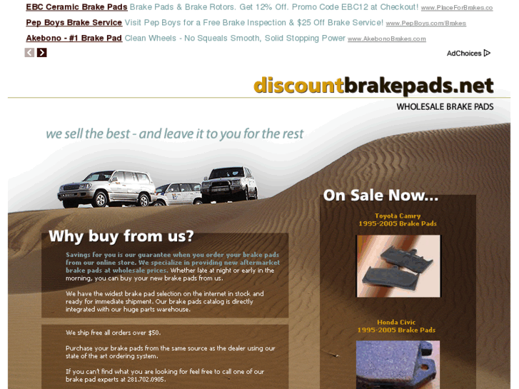 www.discountbrakepads.net