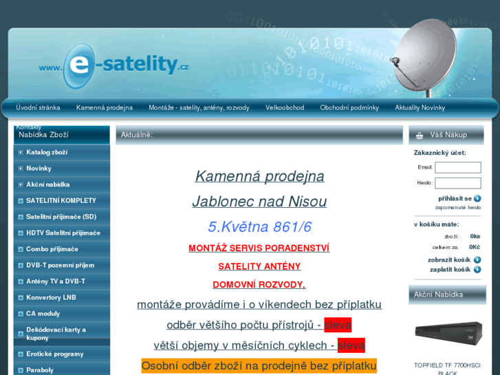 www.e-satelity.cz