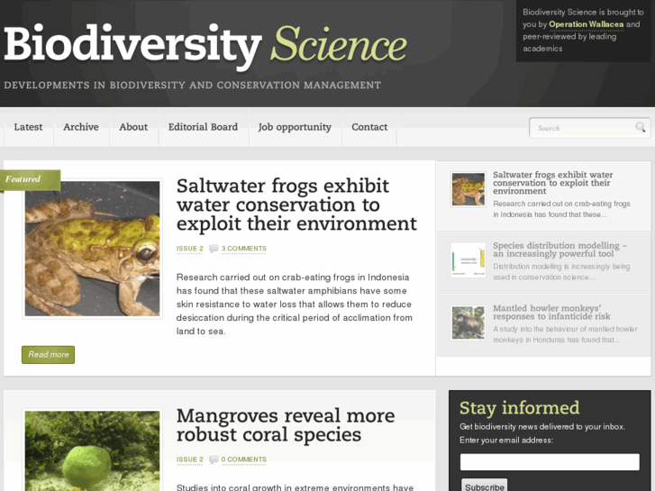 www.biodiversityscience.com