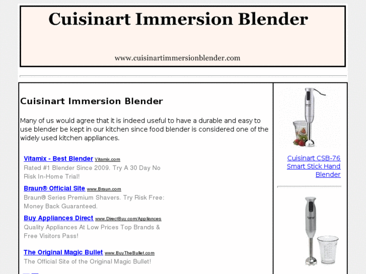 www.cuisinartimmersionblender.com