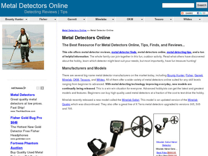 www.metaldetectorsonline.net