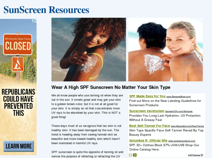 www.sunscreenresources.com