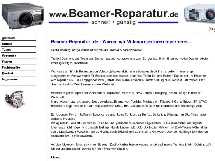 www.beamerreparatur.de