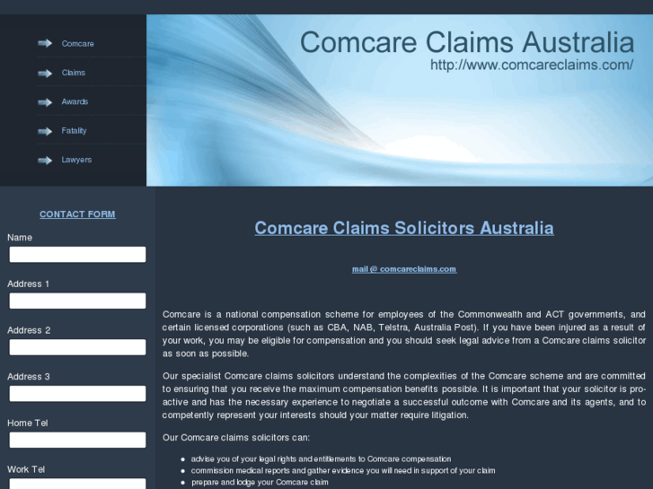 www.comcareclaims.com