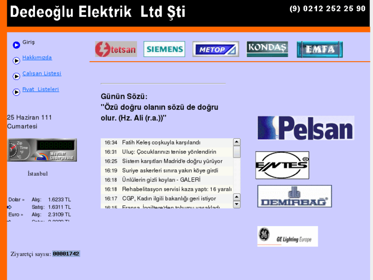 www.dedeogluelektrik.com