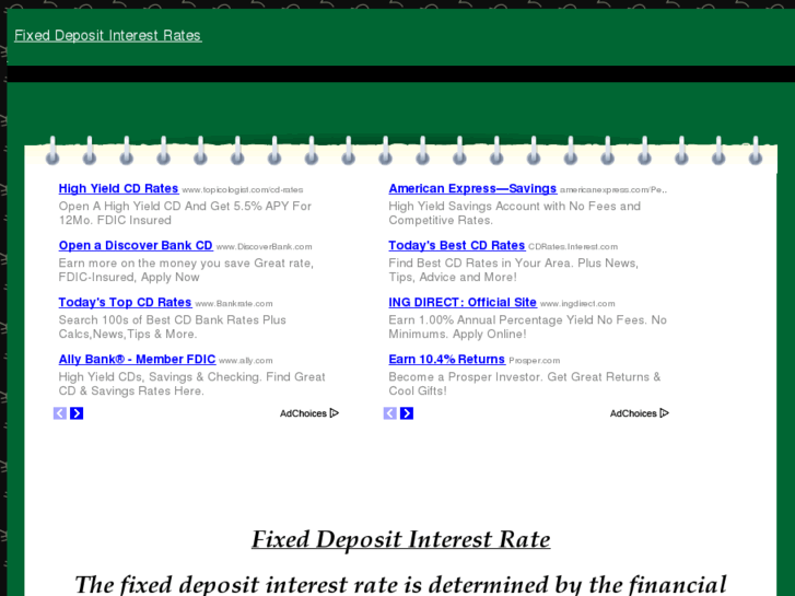 www.fixeddepositinterestrates.com