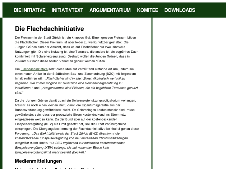 www.flachdachinitiative.ch