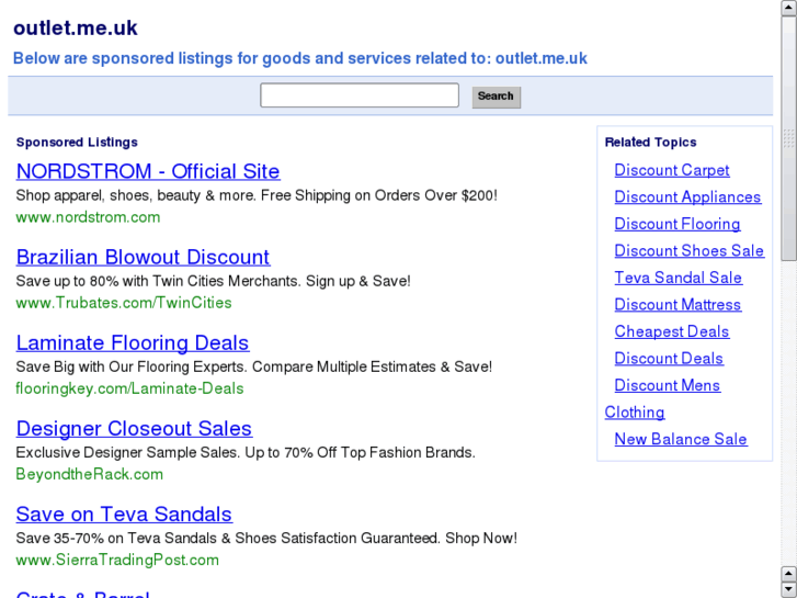 www.outlet.me.uk