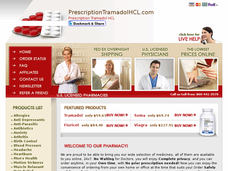 www.prescriptiontramadolhcl.com