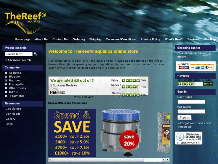 www.thereef-aquatics.com