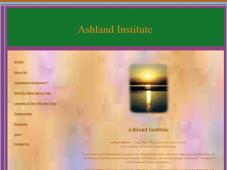 www.ashlandinstitute.net