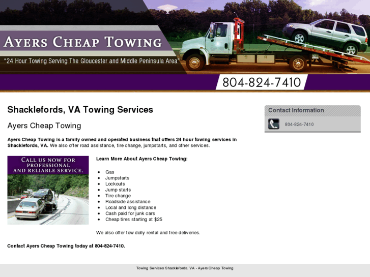 www.ayerscheaptowing.com