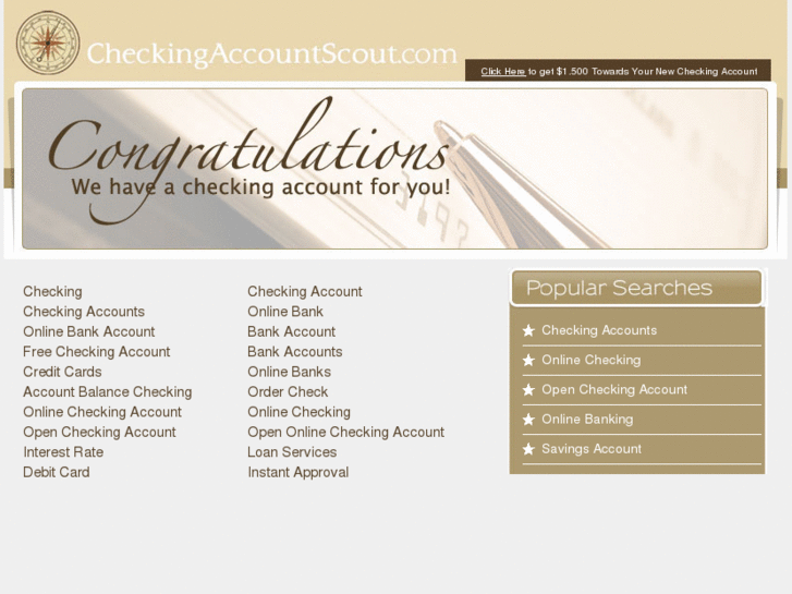 www.checkingaccountscout.com