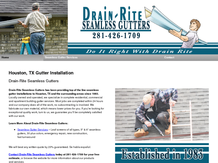 www.drainriteseamlessgutters.com