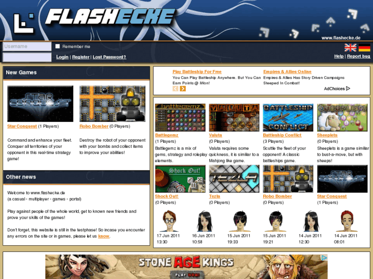www.flashecke.de
