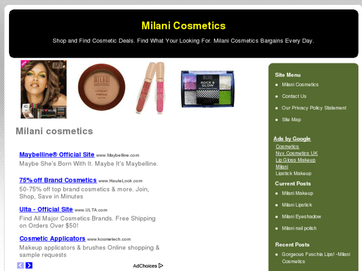 www.milanicosmetics.org