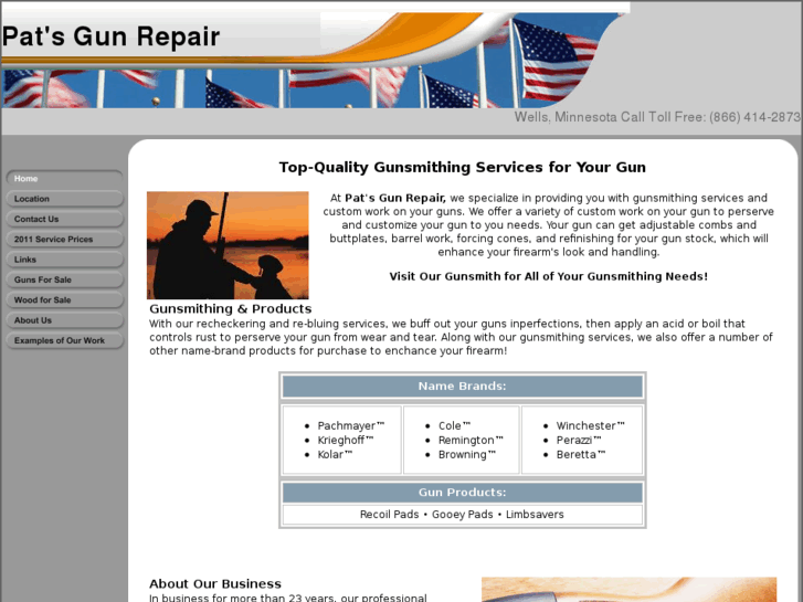 www.patsgunrepair.com