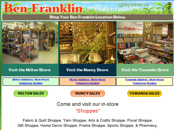 www.shopbenfranklin.com