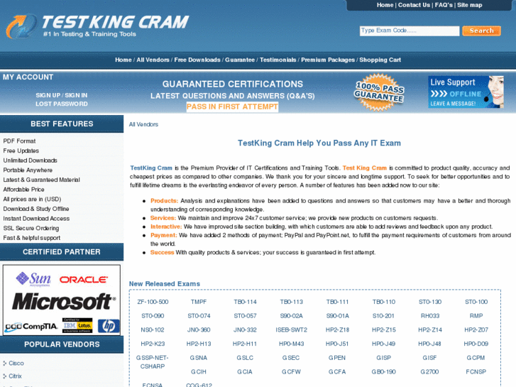 www.testkingcram.biz