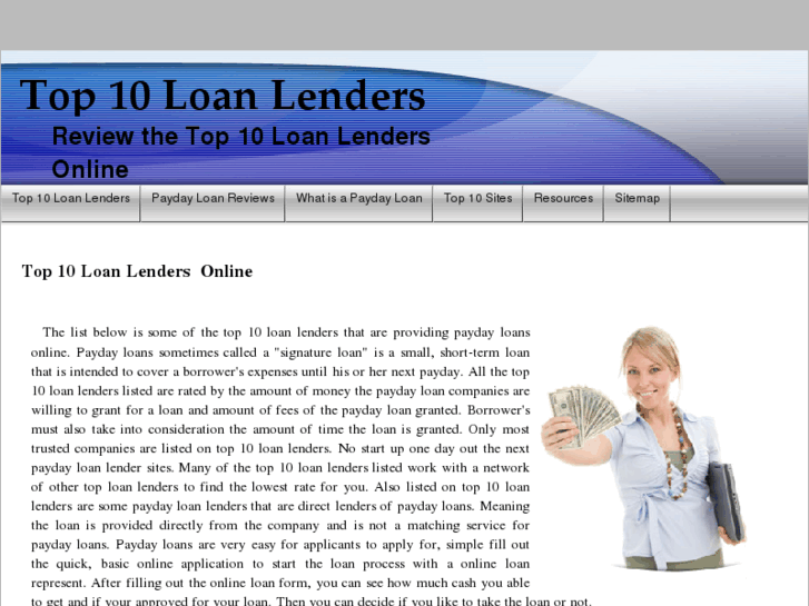 www.top10loanlenders.com