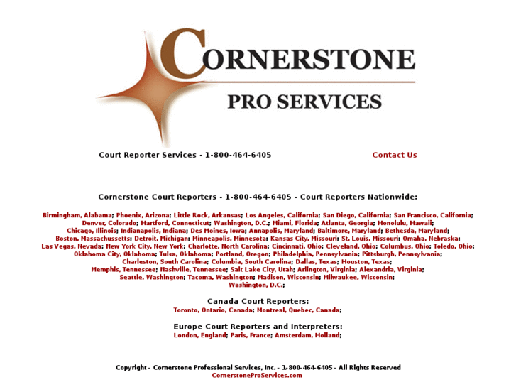 www.cornerstonecourtreporters.com