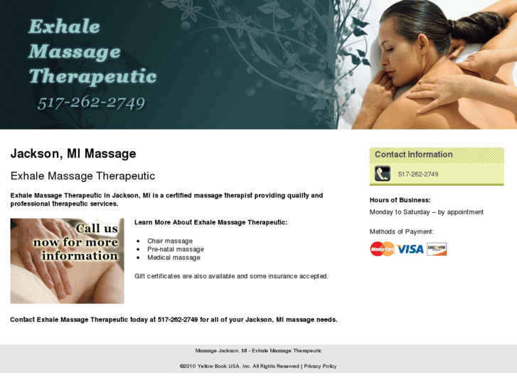 www.exhalemassagetherapeutic.com