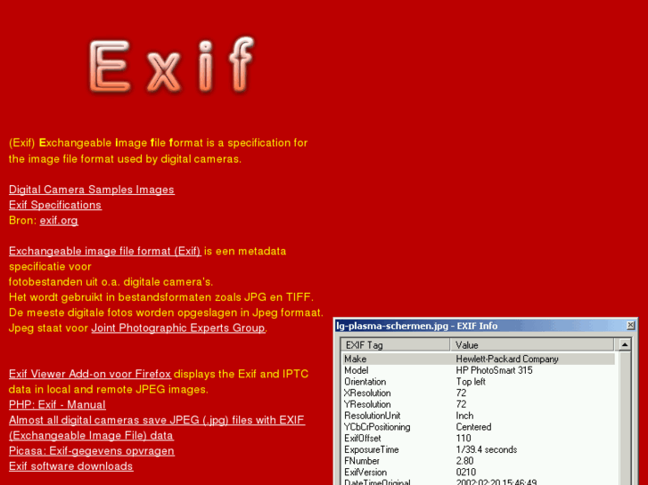 www.exif.nl