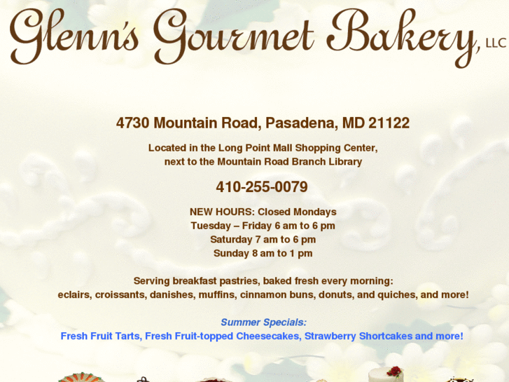 www.glennsgourmetbakery.com