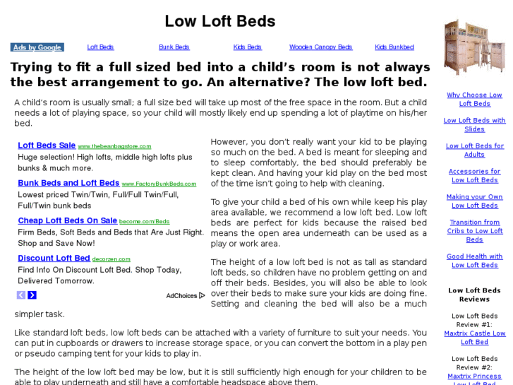 www.lowloftbeds.org