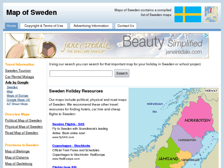 www.map-of-sweden.co.uk