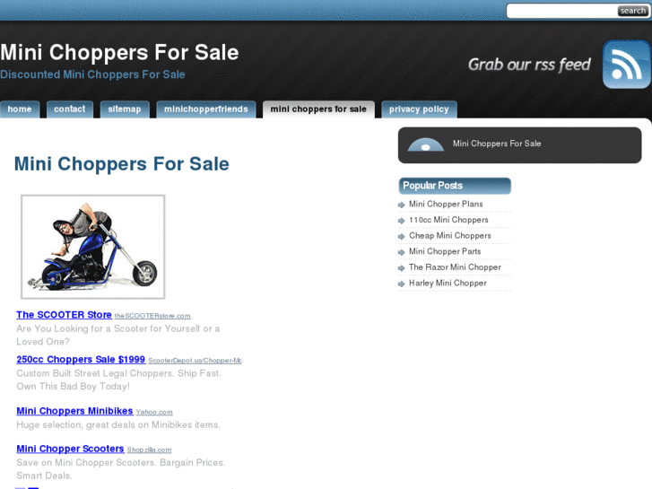 www.minichoppersforsale.org