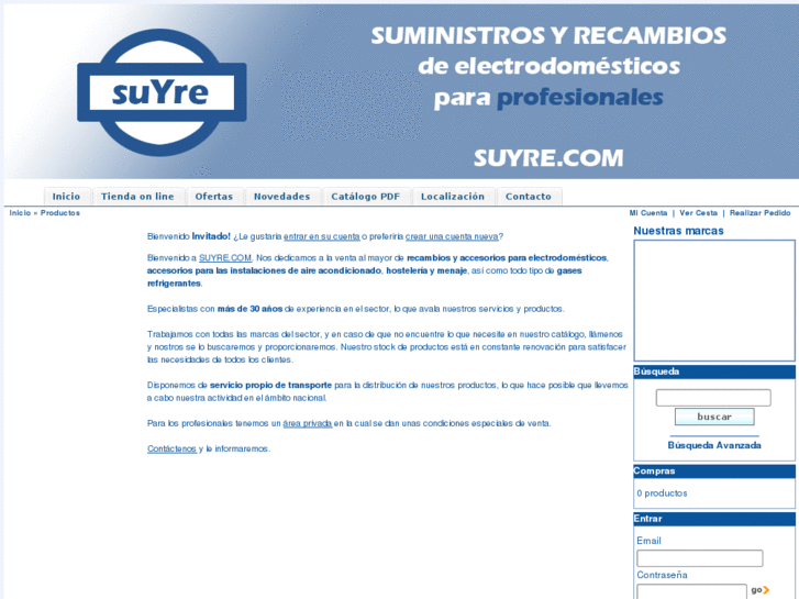 www.suministrosyrecambios.com