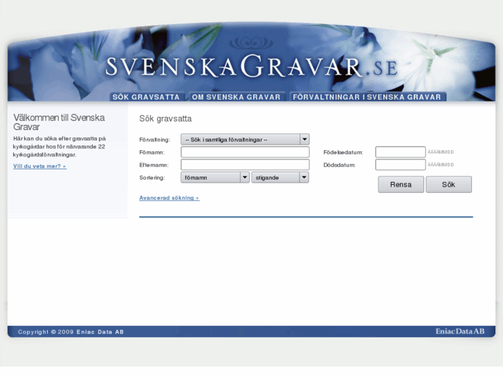 www.svenskagravar.se
