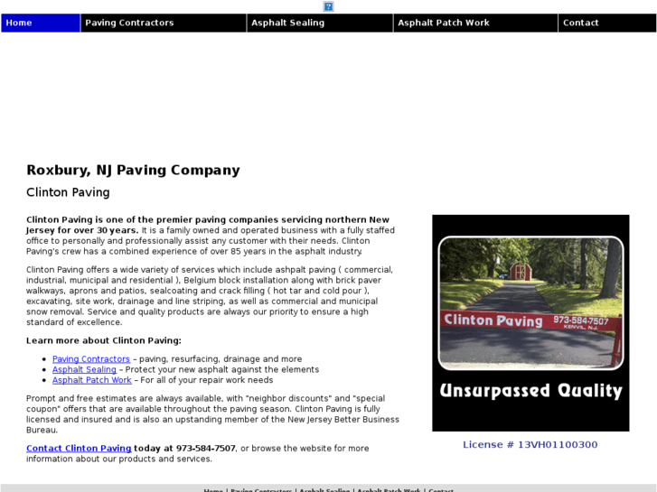 www.clintonpaving.com