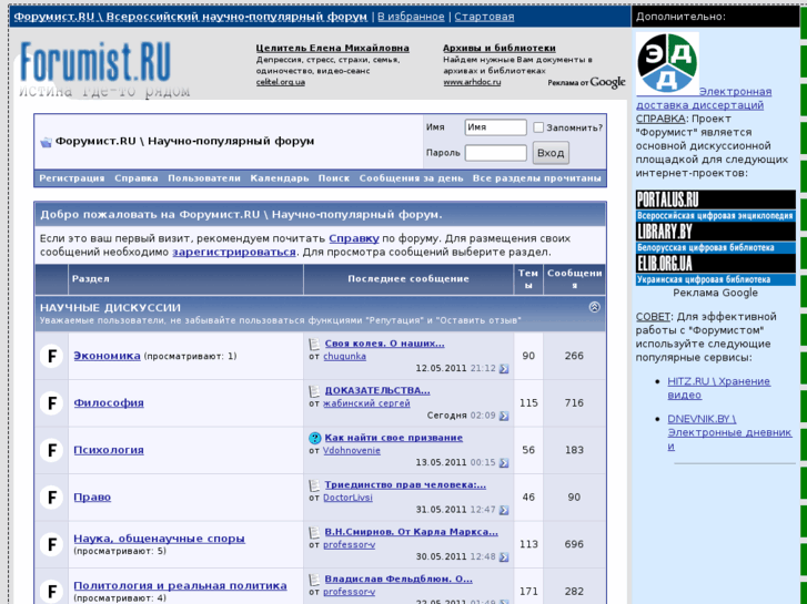 www.forumist.ru
