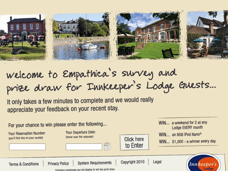 www.innkeeperslodge-survey.com