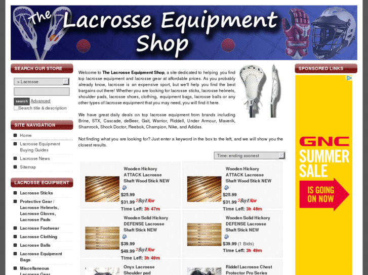 www.lacrosseequipmentshop.com