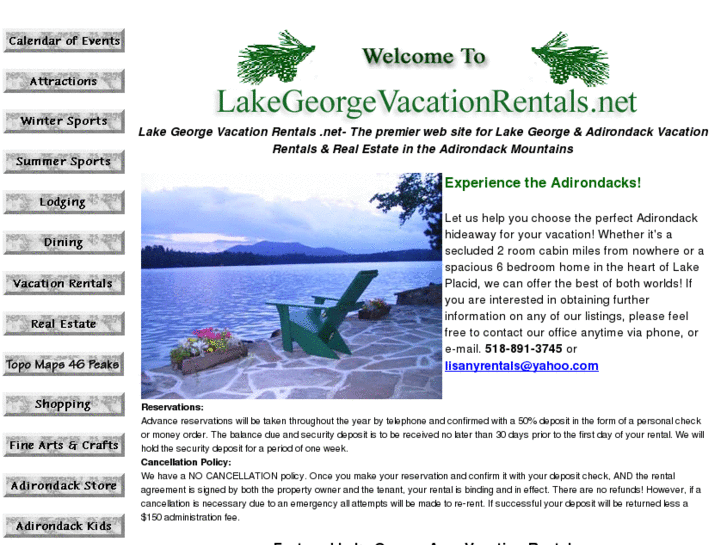 www.lakegeorgevacationrentals.net