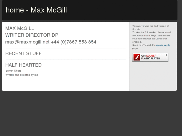 www.maxmcgill.net