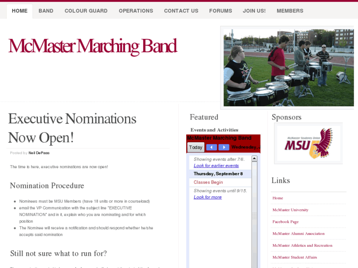 www.mcmastermarchingband.com