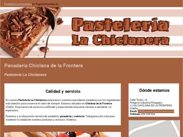 www.pastelerialachiclanera.com