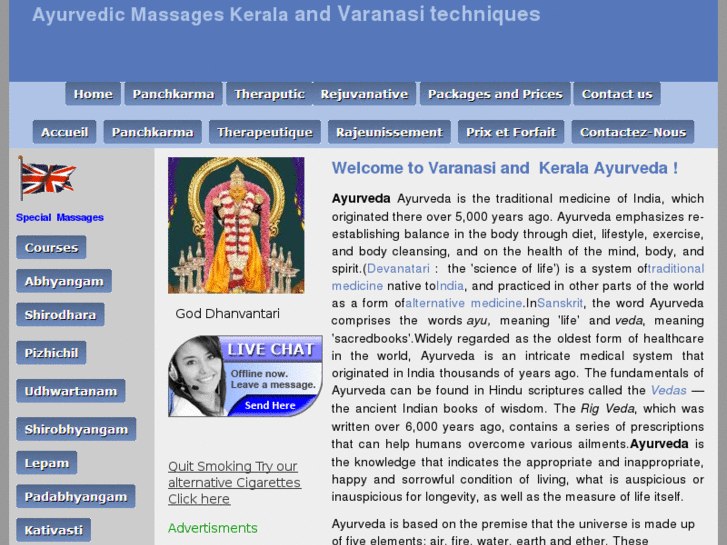 www.ayurvedicmassagesindia.com