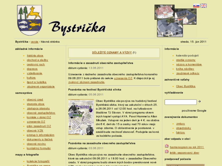 www.bystricka.sk