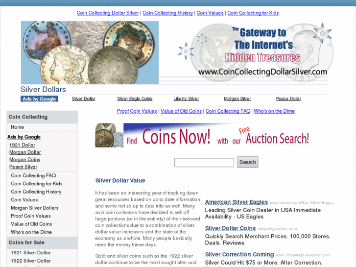 www.coincollectingdollarsilver.com